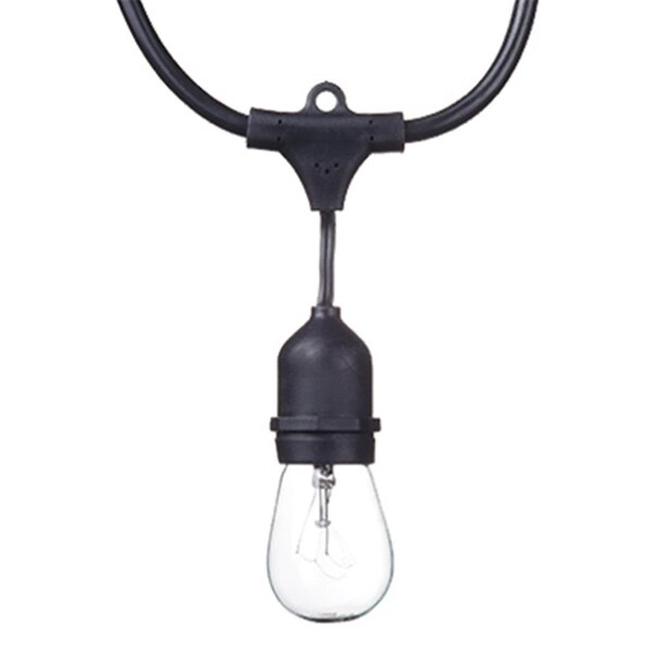 Or 24 ft. 80 Lumens Dublin Collection S14 LED String Light Set, 12 Light OR2668713 - main